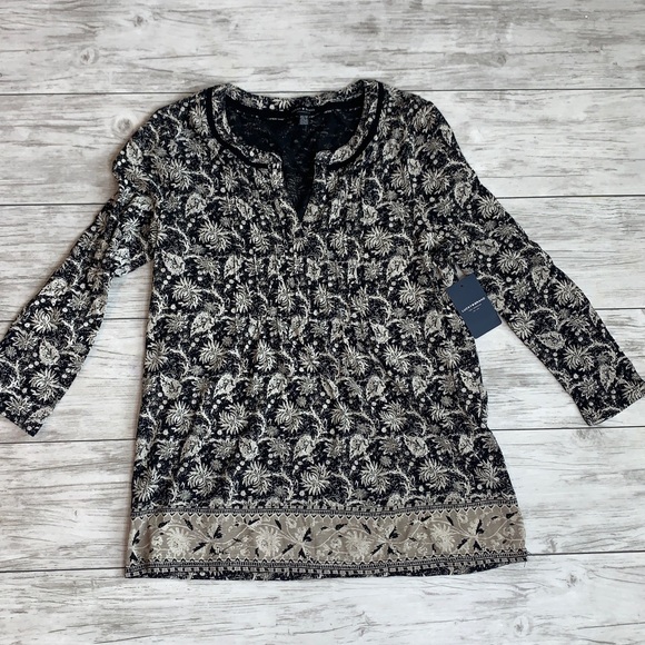 Lucky Brand Tops - Lucky Brand Black Top Size XS NWT
